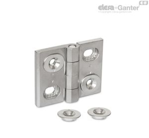 GN 127-A4 Bisagras Acero inoxidable A4