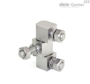 GN 129.5-NI Bisagras de acero inoxidable Acero inoxidable
