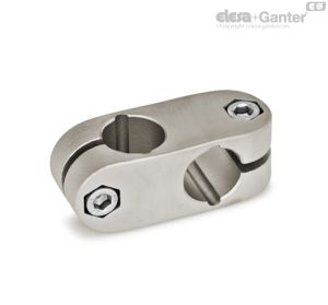 GN 131-NI Grampos de ligação de duas vias em aço inoxidável