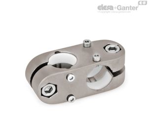 GN 131.2-NI Two-Way Linear Actuator Connectors Stainless Steel
