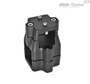 GN 135.1-S-S Two-Way Linear Actuator Connectors Square-Square