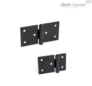 GN 136-NISW-HE Bisagras de chapa metálica Acero inoxidable, NISW, alargada horizontalmente
