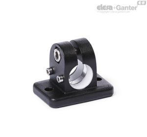 GN 145.1-AL Flanged Linear Actuator Connectors Aluminum, with 2 Mounting Holes