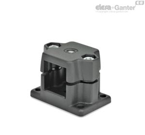 GN 147.7-G Flanged Locking Slide Units with thread