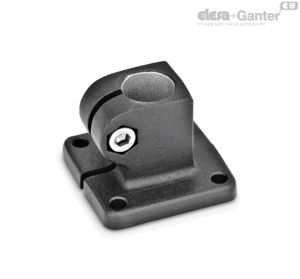 GN 162-AL Brida de conector con placa base Aluminio