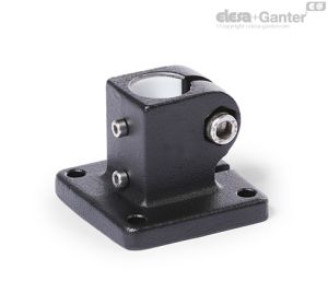 GN 162.1-AL Base Plate Linear Actuator Connectors Aluminum