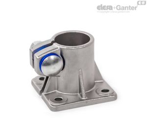 GN 163.5-B Brida de conector con placa base con juntas