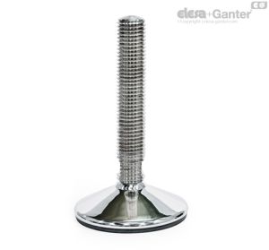 GN 18-T Leveling Feet Without nut, wrench flat at the bottom