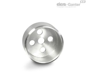 GN 187.1-NI Alojamientos guía de acero inoxidable