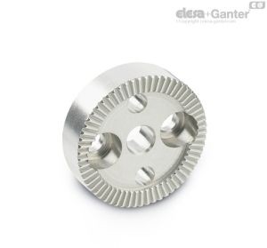 GN 187.4-NI Placas de bloqueo dentadas Acero inoxidable