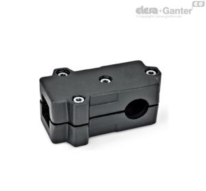 GN 193-S-B Abrazaderas de sporte en T Cuadrado-Orificio