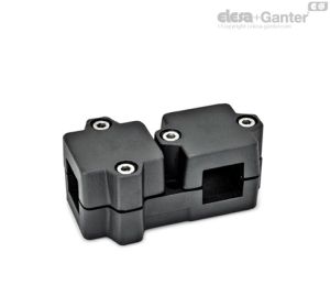 GN 194-S-S Abrazaderas de sporte en T Cuadrado-Cuadrado