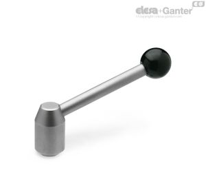 GN 212.5 Manillas graduables Acero inoxidable, con rosca interna