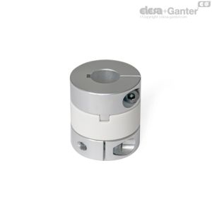 GN 2242-K Acoplamentos Oldham Com chaveta DIN 6885-1 P9 (a partir de d1 = 30)