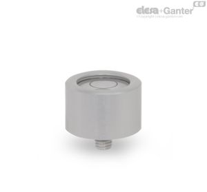 GN 2279-B Niveles de ojo de buey con rosca de montaje