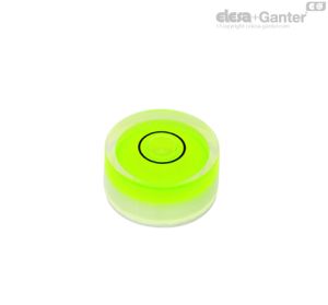 GN 2281-KT-G Niveles de ojo de buey Plástico, transparente verde