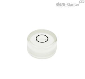 GN 2281-KT-K Niveles de ojo de buey plástico, transparente incoloro
