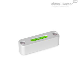 GN 2283-AV Níveis de Aparafusar alinhados, montagem pelo lado frontal (não ajustável)