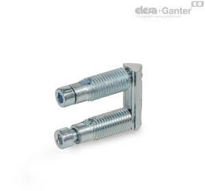 GN 23i-D Conectores automáticos Con 2 tornillos y tuerca en T doble