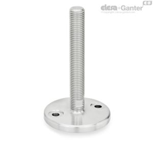 GN 24-T Leveling Feet Without nut, wrench flat at the bottom