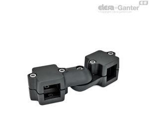 GN 289-S-S Uniones de conectores articulados Cuadrado-Cuadrado