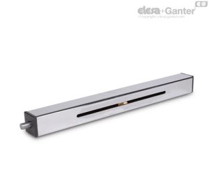 GN 291.1 Square Linear Actuators SCR - Steel, chrome-plated