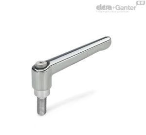 GN-300.1 Empuñaduras graduables Con rosca externa