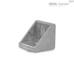 GN 30b-A-AB Angulos para estrutura de perfil Tipo A, acabamento liso