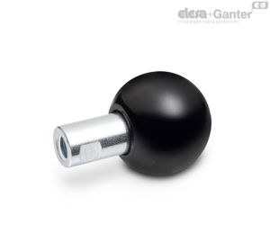 GN 319.2-B Empuñaduras esféricas giratorias con roscado interno