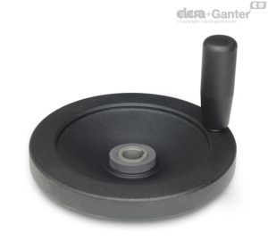 GN 323.4-D Volantes de seguridad con empuñadura giratoria de acero