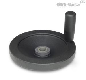 GN 323.5-D Volantes de seguridad con empuñadura giratoria de acero