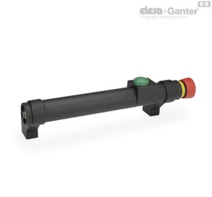 GN 332-T1-2 Asas tubulares Con 1 botón, con parada de emergencia
