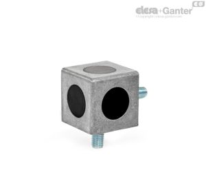 GN 33b-3 Cube Connectors Connecting 3 profiles
