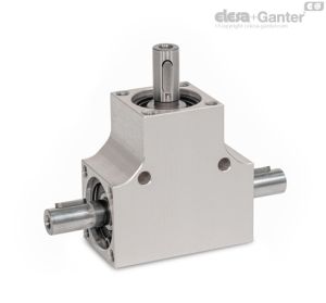 GN 3971-T Reductores de engranaje cónico Engranaje cónico con dos ejes de salida