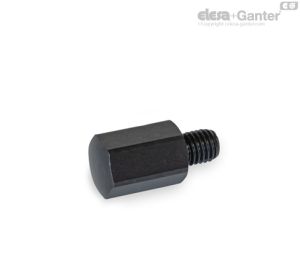 GN 408.1-K Elementos de posicionamiento y de soporte Cara de contacto esférica, torneada