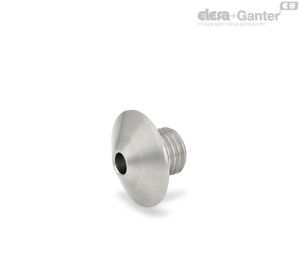 GN 412.5 Casquillos de posicionamiento Casquillo de posicionamiento de acero inoxidable con cono en rampa
