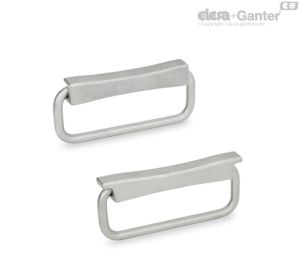 GN 425.9-A Asas plegables Montaje por el lado posterior con rosca