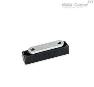 GN 4470-A1 Fixadores magnéticos superfície superior magnética, com furo