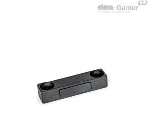 GN 4470-C1 Fixadores magnéticos Fixação magnética lateralmente, com furo