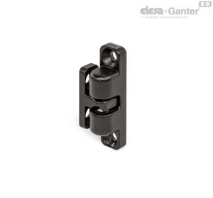 GN 4490-ZD-A-AG Cierres de bolas Zamac, tipo de alojamiento para bolas A1/A2, tipo de elemento de retención AG