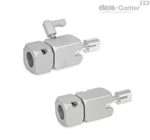 GN 487-A-I Abrazaderas de montaje con rótula giratoria Con agujero axial, con rosca interna