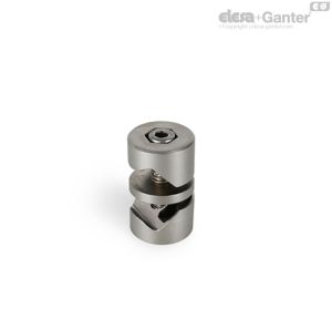 GN 490-A-NI Uniones de conectores articulados Acero inoxidable, con tornillo de cabeza allen DIN 912