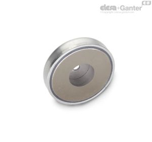 GN 50.45-SC Ímanes de retenção em Aço Inoxidável SmCo (SC)