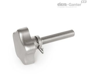 GN-5334.13 Pomos en estrella con espárrago roscado