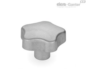 GN 5336-E Pomos en estrella Con orificio ciego roscado
