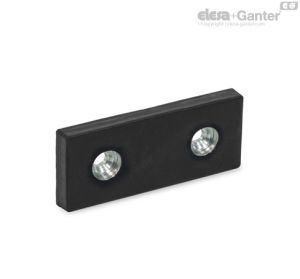 GN 57.4-B Ímanes de retenção Com 2 furos escareados