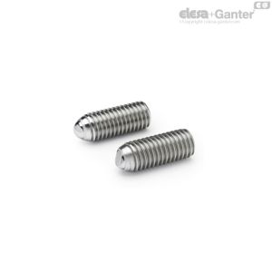 GN 605-NI Tornillos de punta esférica Acero inoxidable