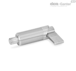 GN 612-NI Posicionadores de palanca Acero inoxidable