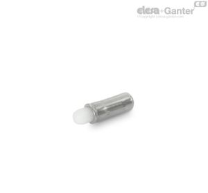 GN 614.4-KU Posicionadores de muelle Plástico (poliacetal POM)