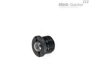 GN 616.2-ST Posicionadores de muelle Carcasa de acero, bola de acero inoxidable